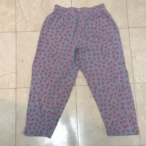 Medium strawberry pj pants